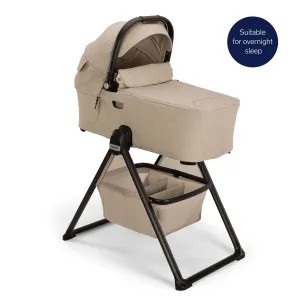 Nuna - Demi Next Bassinet   Stand - Biscotti