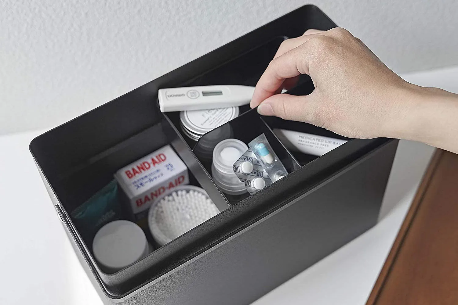 Odds-and-Ends Organizer - Steel   Wood