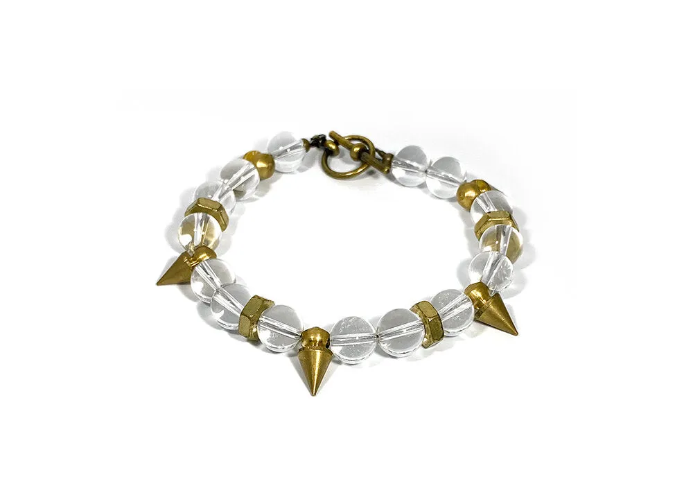 On Point: Rock Crystal Quartz Bracelet