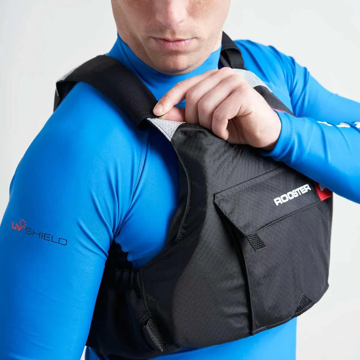 Rooster Diamond Overhead Buoyancy Aid - Black