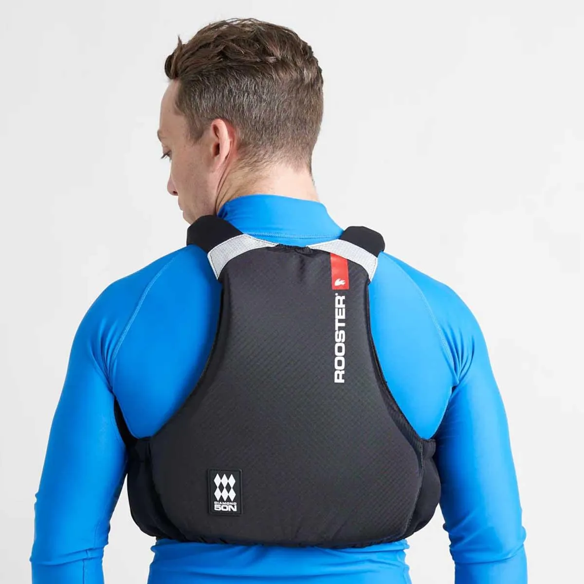 Rooster Diamond Overhead Buoyancy Aid - Black