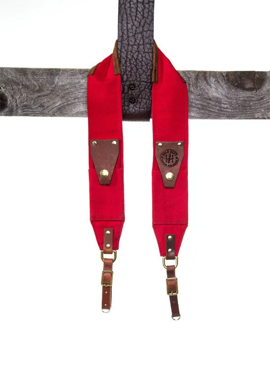 Ruck Strap | Duck Canvas and Leather Camera Strap