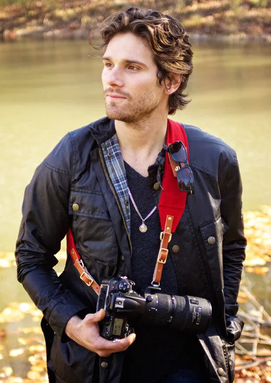 Ruck Strap | Duck Canvas and Leather Camera Strap