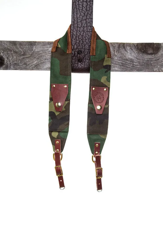 Ruck Strap | Duck Canvas and Leather Camera Strap