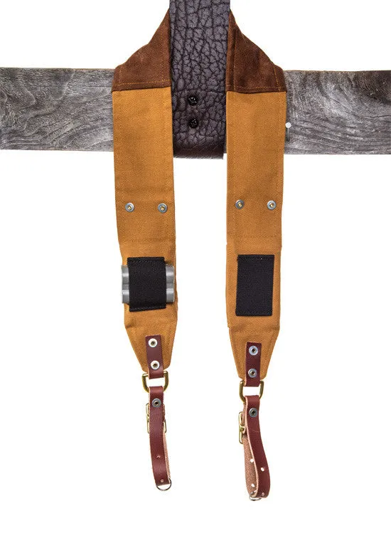 Ruck Strap | Duck Canvas and Leather Camera Strap