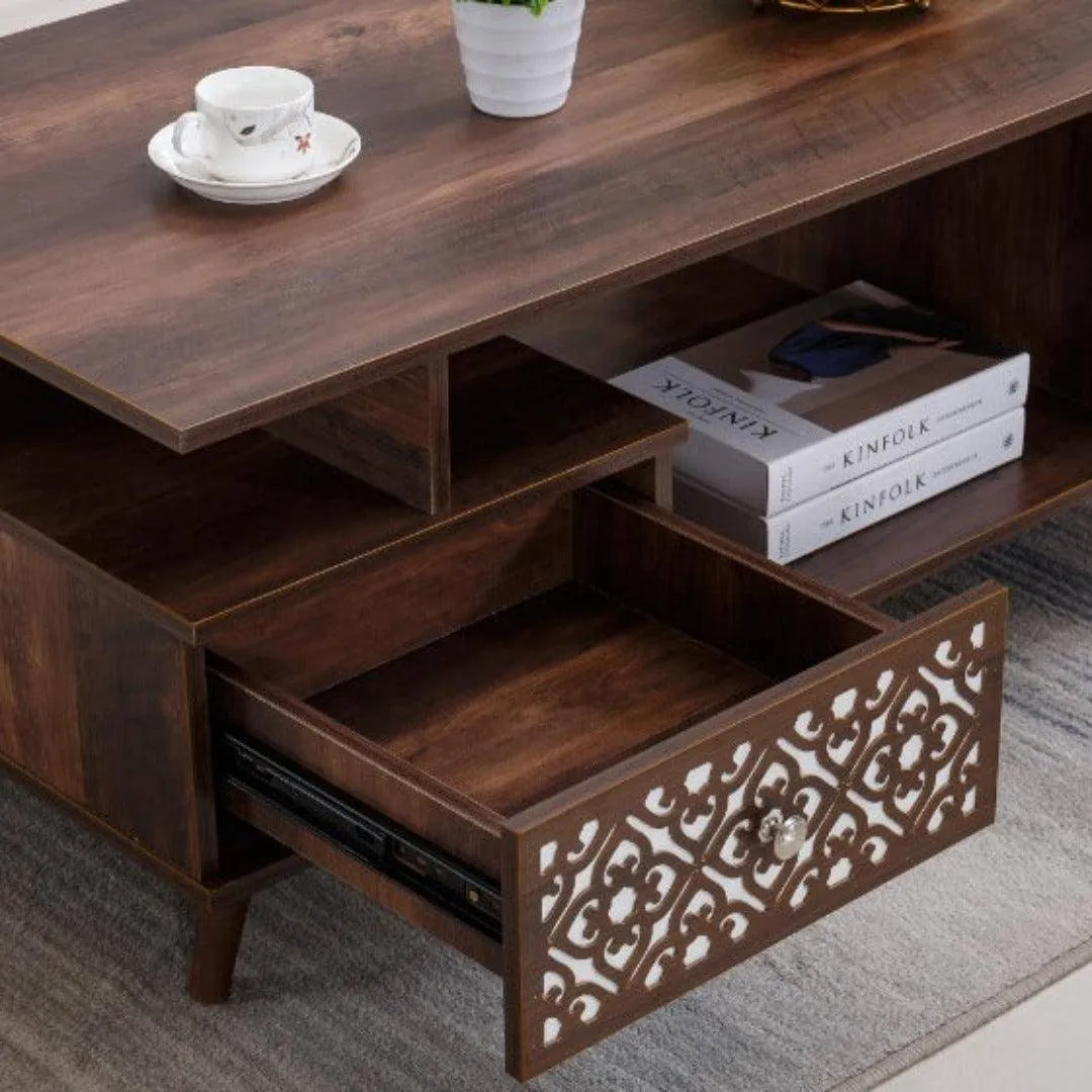 Rustic Coffee Table Caramel - CT-102