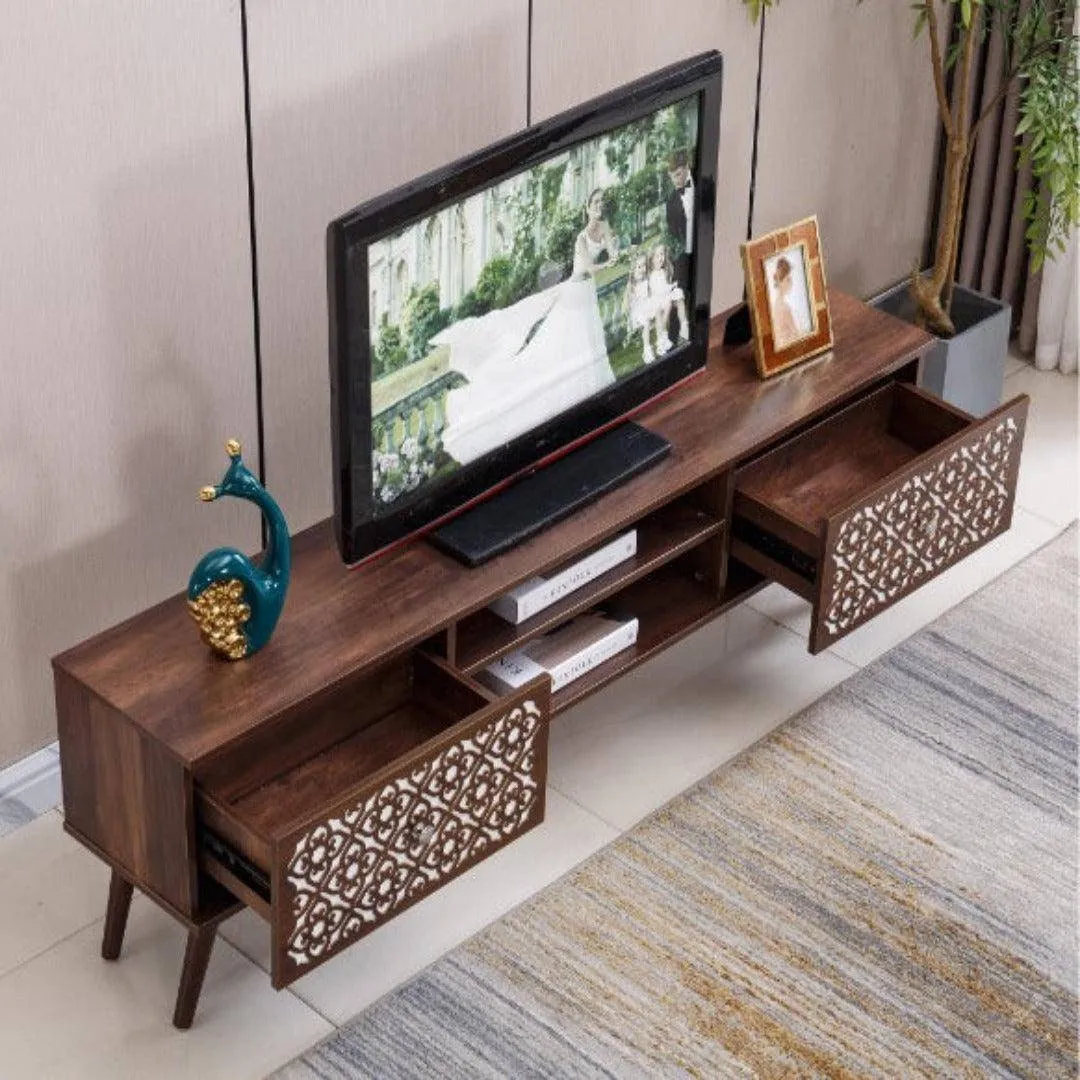 Rustic Modern TV Stand Caramel - TV-102