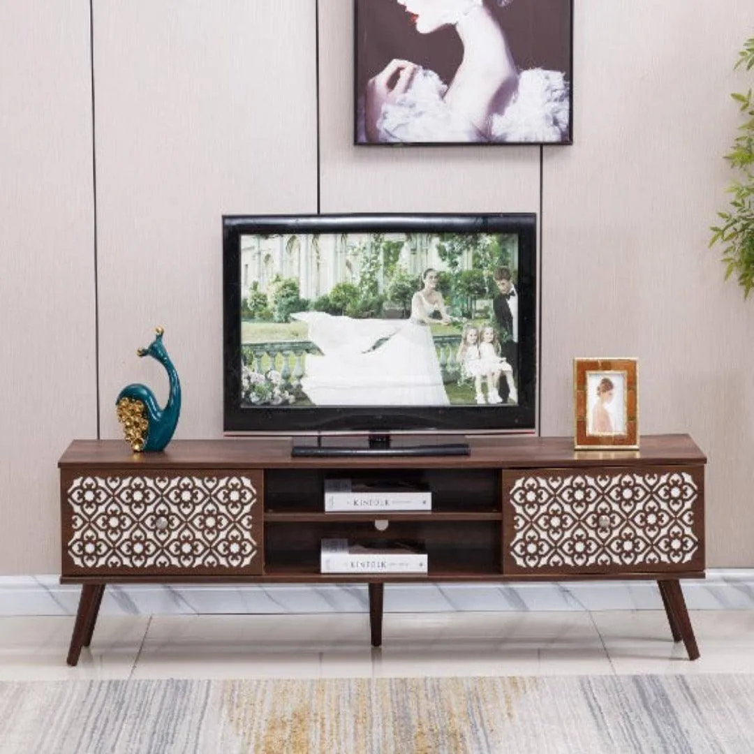 Rustic Modern TV Stand Caramel - TV-102