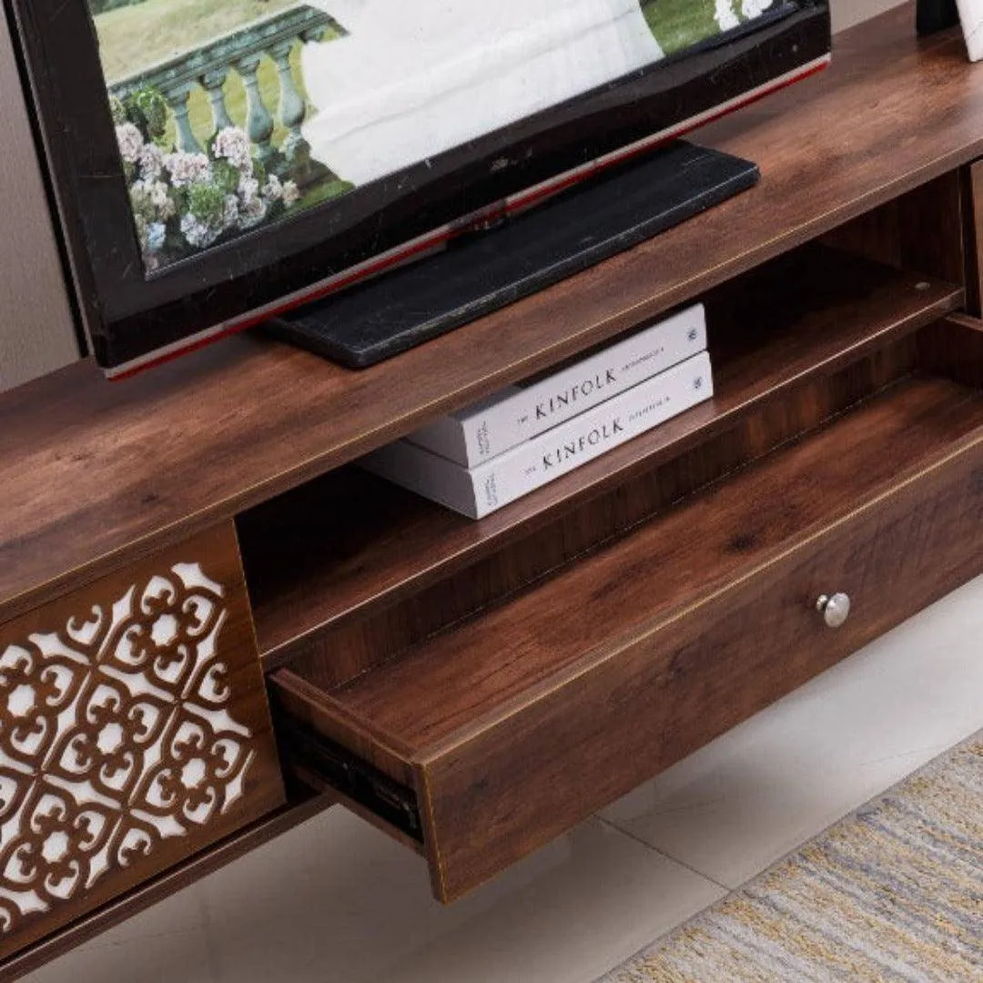 Rustic TV Stand Caramel - TV-101
