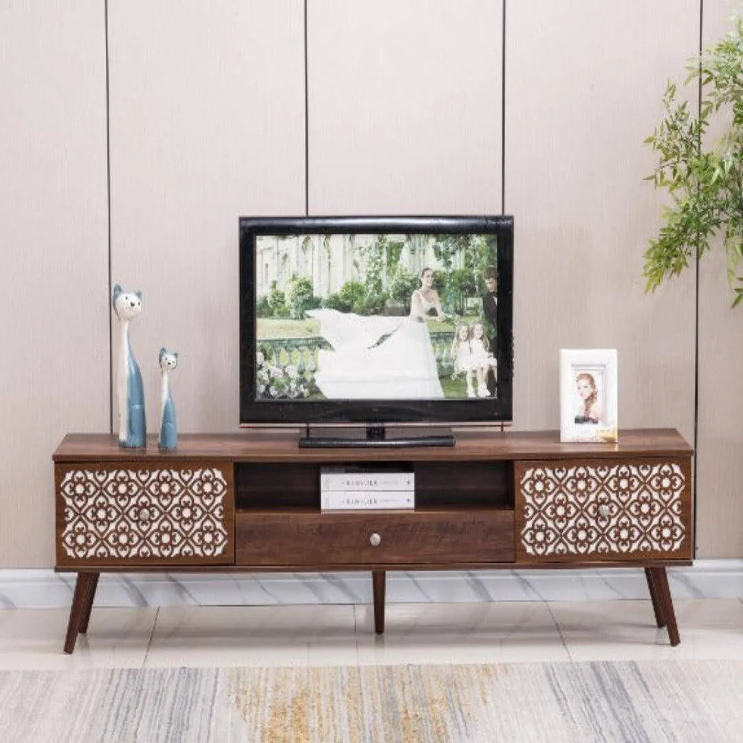 Rustic TV Stand Caramel - TV-101