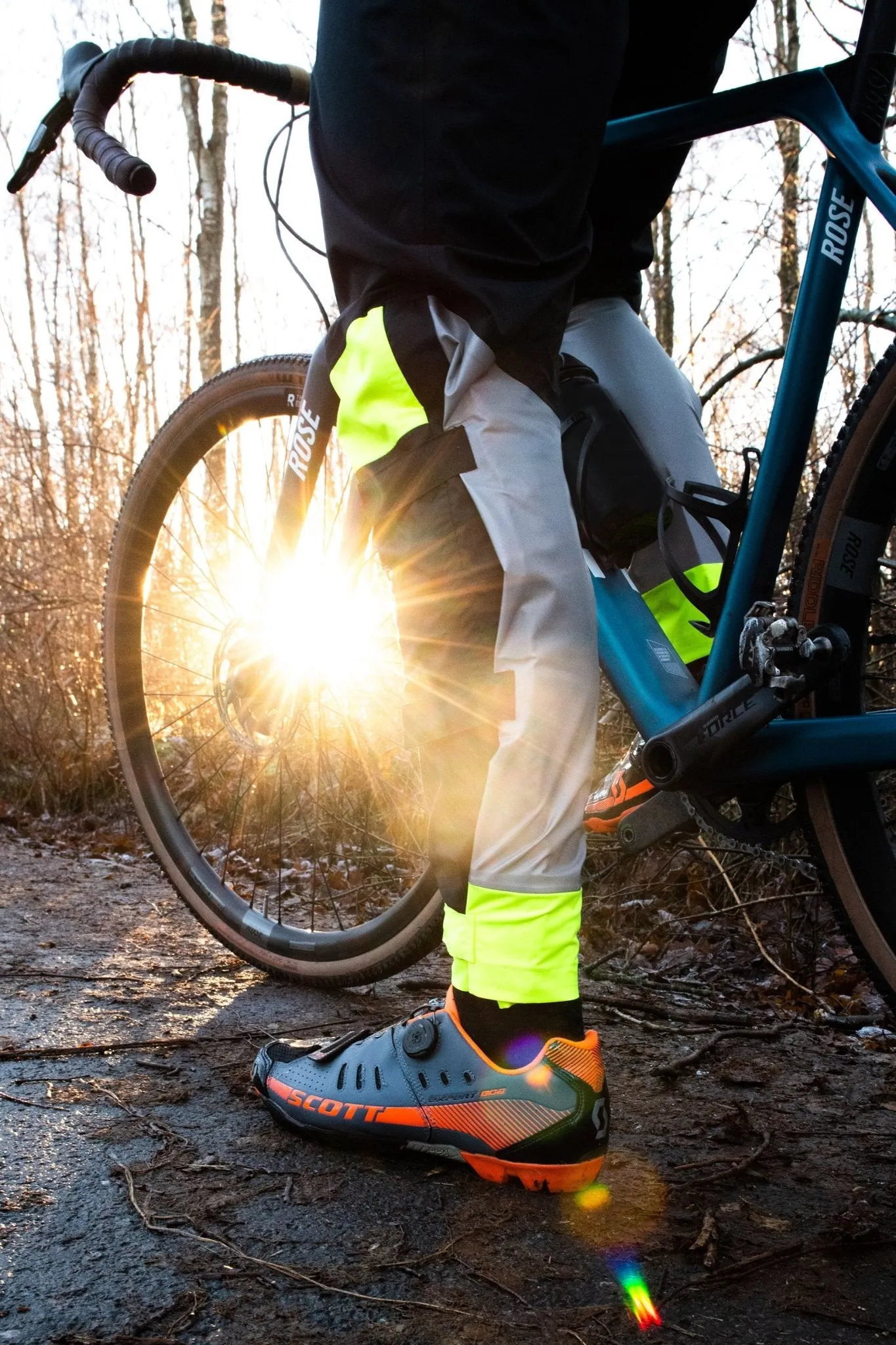 stkusten Biomotion Ultraviz Cycling Rain Trousers for Men and Women