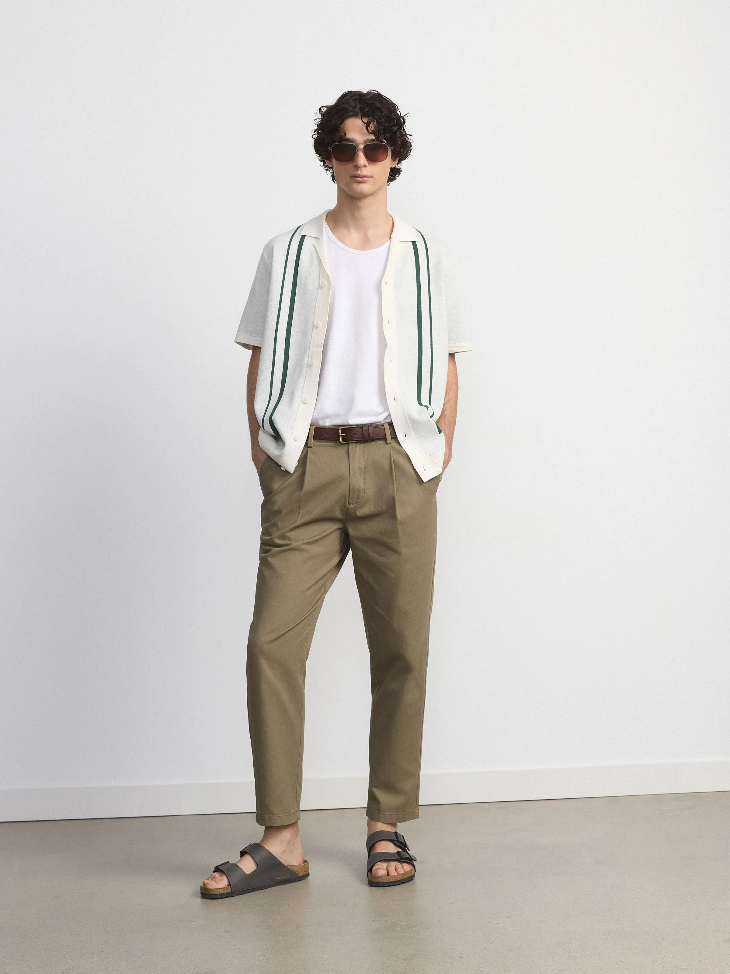 The Knit Camp Collar Shirt in Cloud