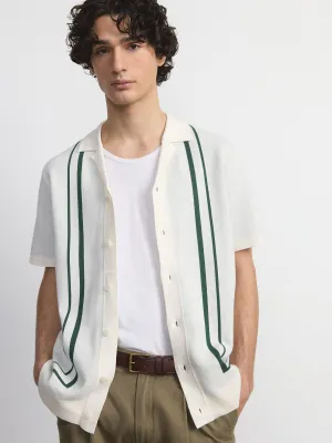 The Knit Camp Collar Shirt in Cloud