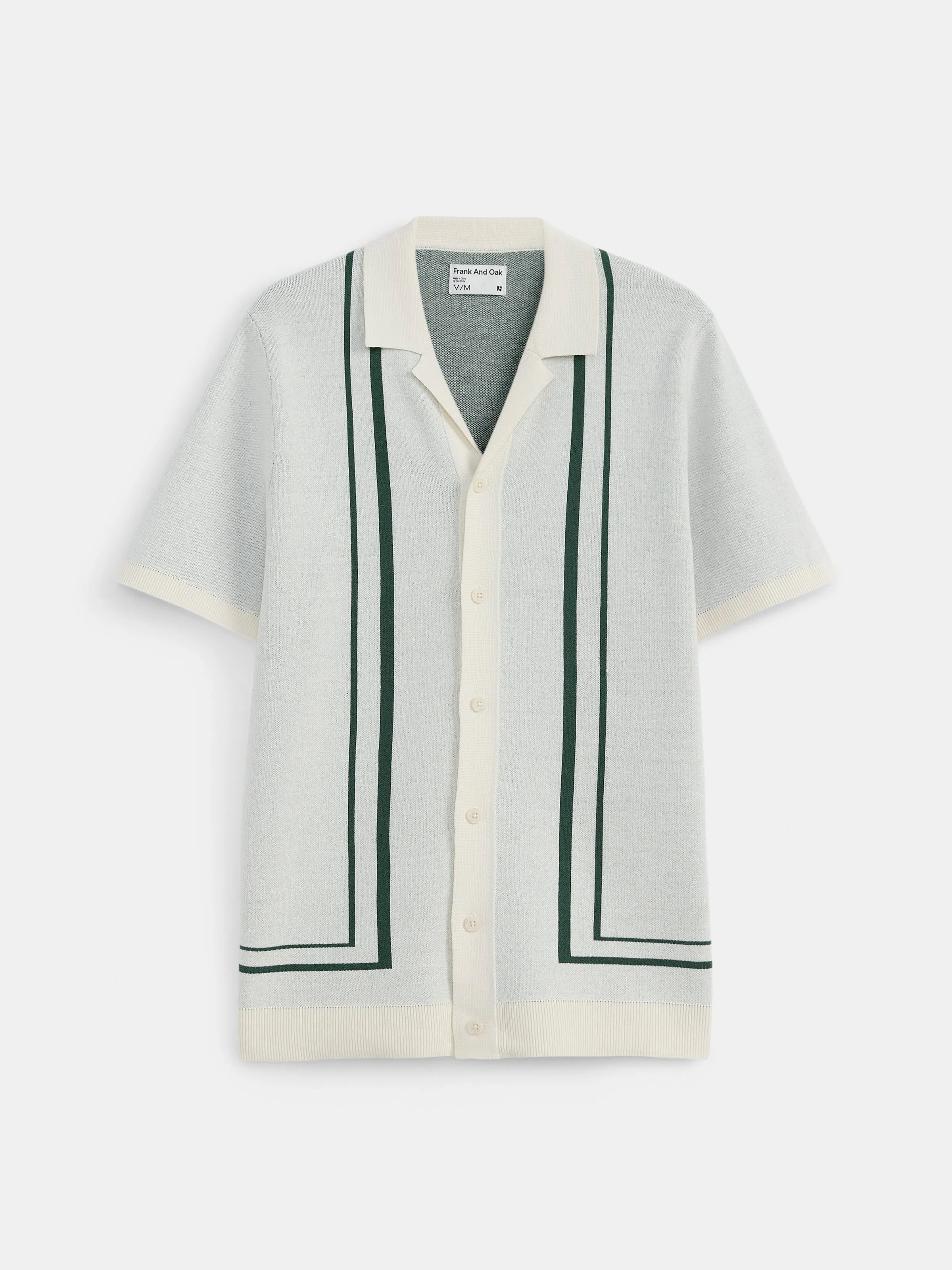 The Knit Camp Collar Shirt in Cloud