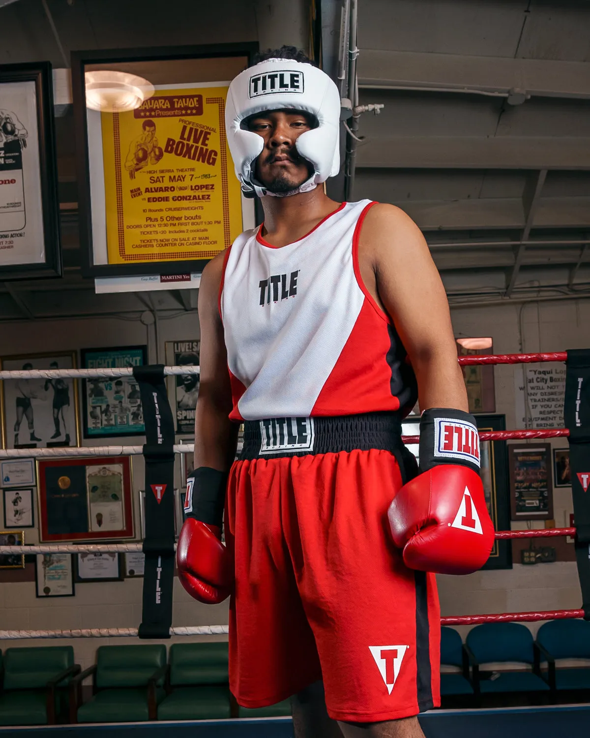 TITLE Boxing USA Boxing Competition Headgear - With Cheeks