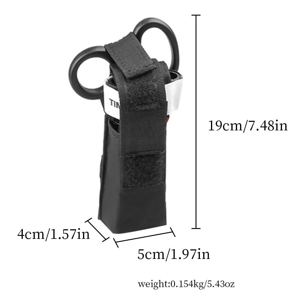 US 1-2 Pc Medical Tourniquet Application First Aid Trauma Shear Molle Pouch Gift